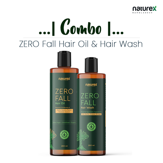 COMBO | ZERO Fall Hair Oil+Hair Wash | 100% Natural 🌱