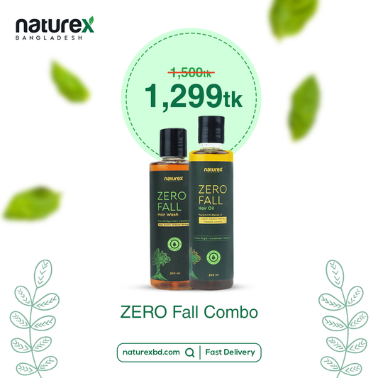 COMBO | ZERO Fall Hair Oil+Hair Wash | 100% Natural 🌱